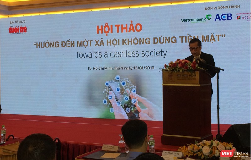 Ông Nguyễn Kim Anh - Phó Thống đốc Ngân hàng Nhà nước Việt Nam - phát biểu tại Hội nghị (Ảnh: P.D)