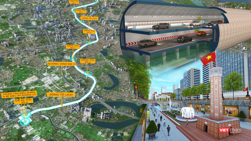 JVE muốn biến sông Tô Lịch thành hầm chống ngập, cao tốc ngầm