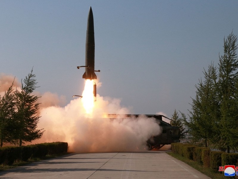 Hành động phóng tên lửa sáng 25/7 của Triều Tiên được cho là phản ứng lại việc Mỹ và Hàn Quốc chuẩn bị tập trận