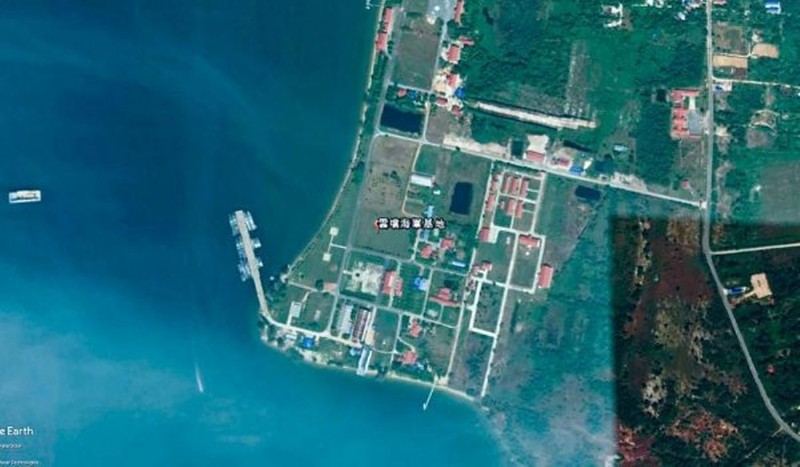 Căn cứ hải quân Ream, nơi có thể được Trung Quốc xây dựng thành điểm cung cấp hậu cần cho hải quân