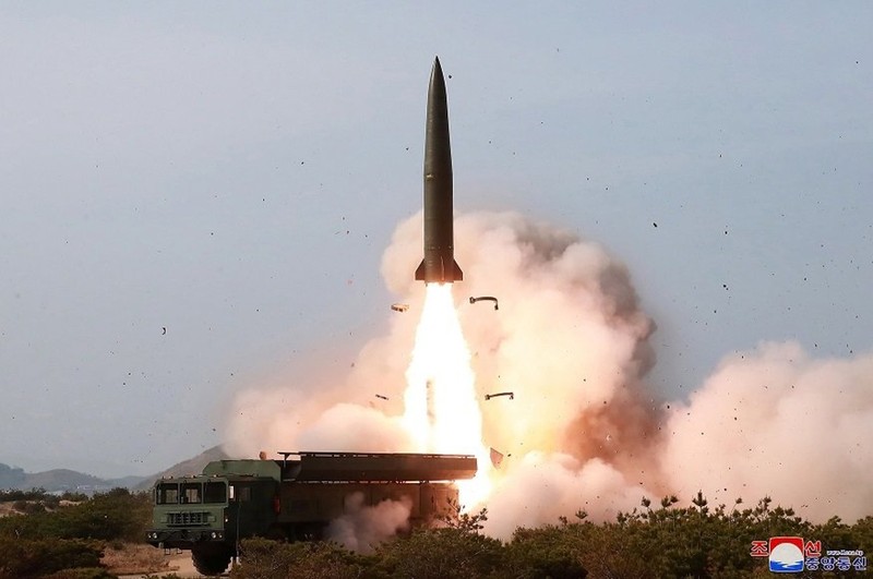 Ngày 10/8 Triều Tiên đã tiến hành phóng thử loại vũ khí mới từ căn cứ ở Hamhung ra vùng biển phía Đông.