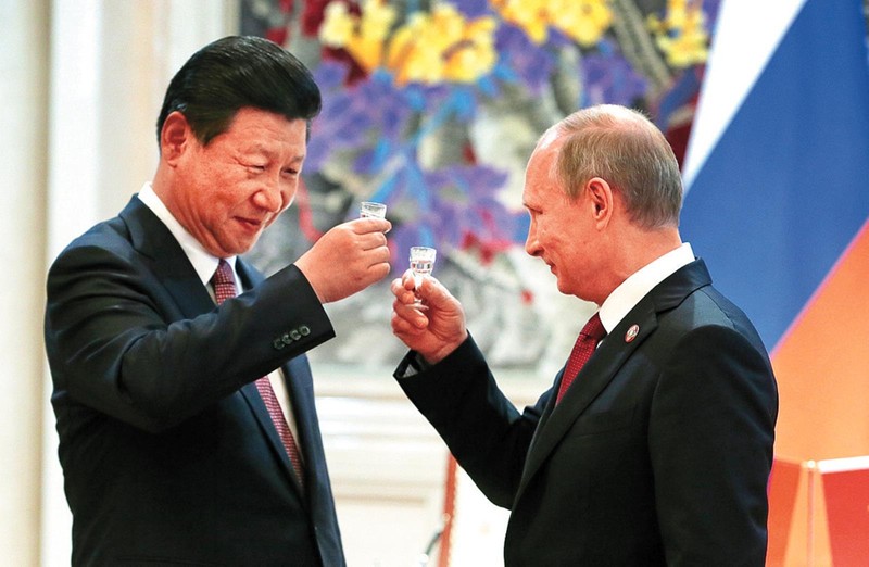 Phương Tây đang ngày càng lo lắng về việc quan hệ giữa Moscow và Bắc Kinh đang được tăng cường.