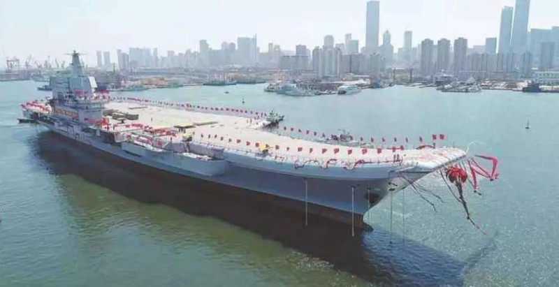 Tàu Sơn Đông được chính thức đưa vào biên chế của Hải quân Trung Quốc hôm 17/12.
