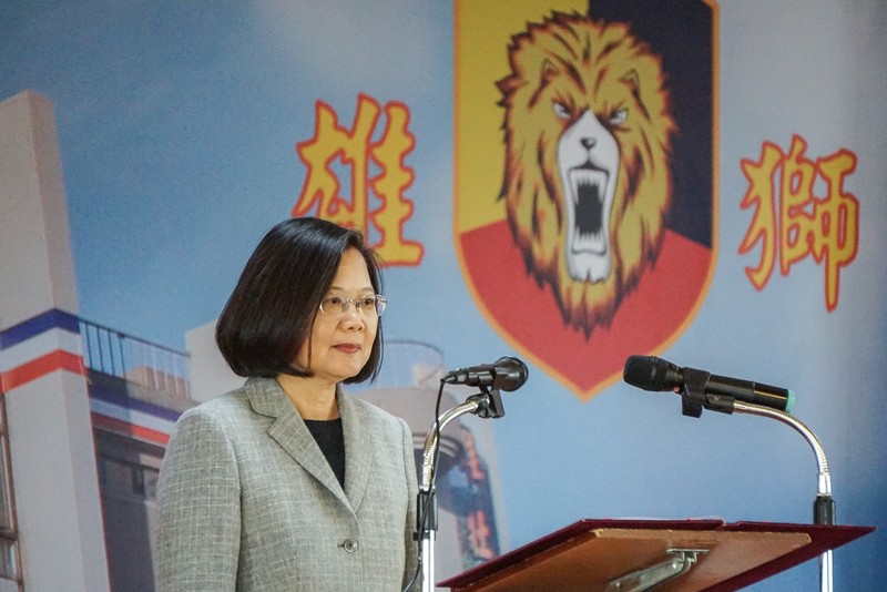 Sau khi thắng cử hôm 11/1, bà Thái Anh Văn đã thẳng thắn tuyên bố "Đài Loan đã độc lập" khi trả lời phỏng vấn đài BBC của Anh (Ảnh: CNA)