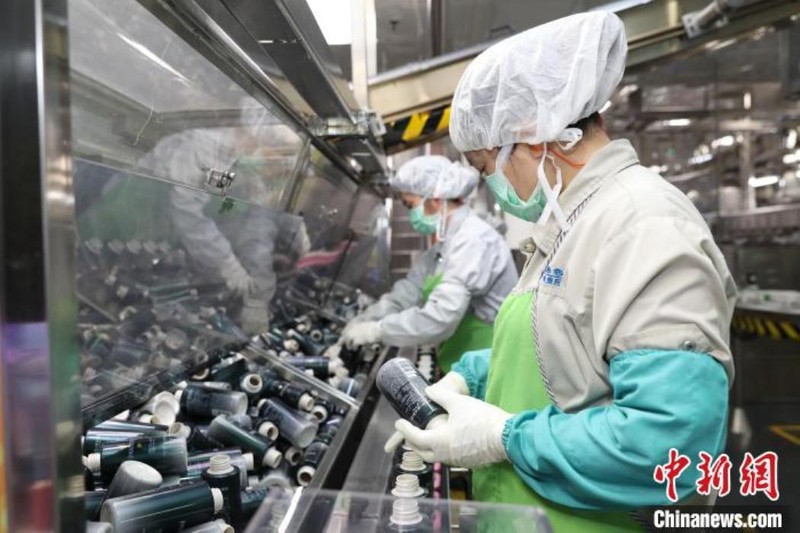 NHiều nhà máy, xí nghiệp ở Trung Quốc đã phục hồi sản xuất (Ảnh: CNS).