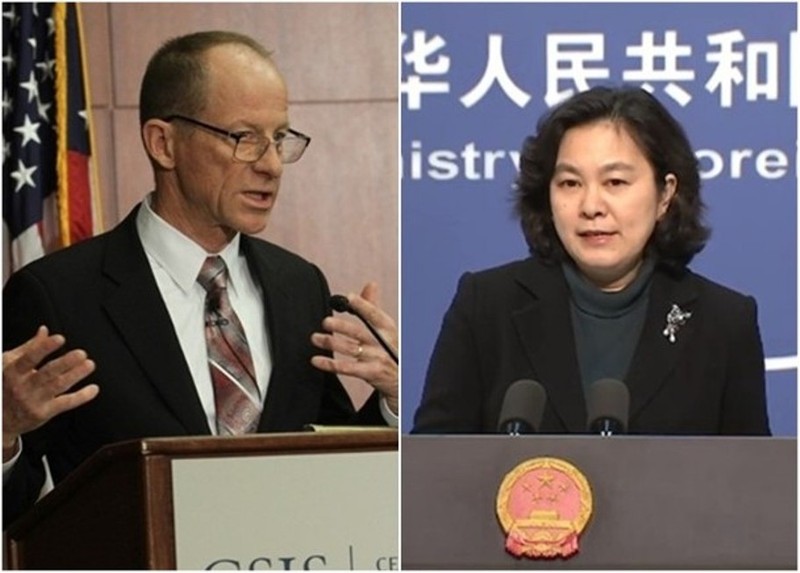 Ông David Stilwell và bà Hoa Xuân Oánh đấu khẩu kịch liệt qua vụ Trung Quốc đưa người ra ứng cử chức Thẩm phán Tòa án quốc tế về Luật biển (Ảnh: Đông Phương).