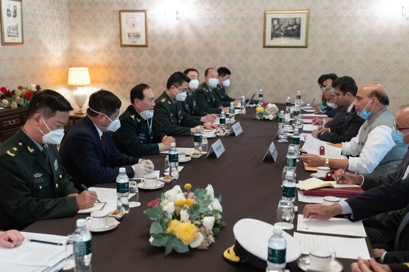 Cuộc hội đàm của hai Bộ trưởng Quốc phòng Trung - Ấn đã diễn ra tại Moscow về vấn đề tranh chấp biên giới hôm 5/9 nhưng không đạt kết quả (Ảnh: Đa Chiều).