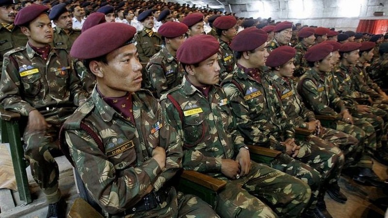 Lực lượng biên giới đặc biệt (SFF) của Ấn Độ được thành lập tháng 12/1962, trong đó có nhiều người Tây Tạng (Ảnh: Getty).