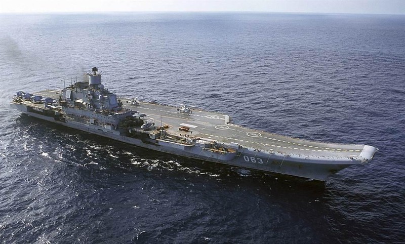 "Admiral Kuznetsov" - một trong 5 tàu sân bay tệ nhất thế giới - theo The National Interest (Ảnh: Chinatimes).