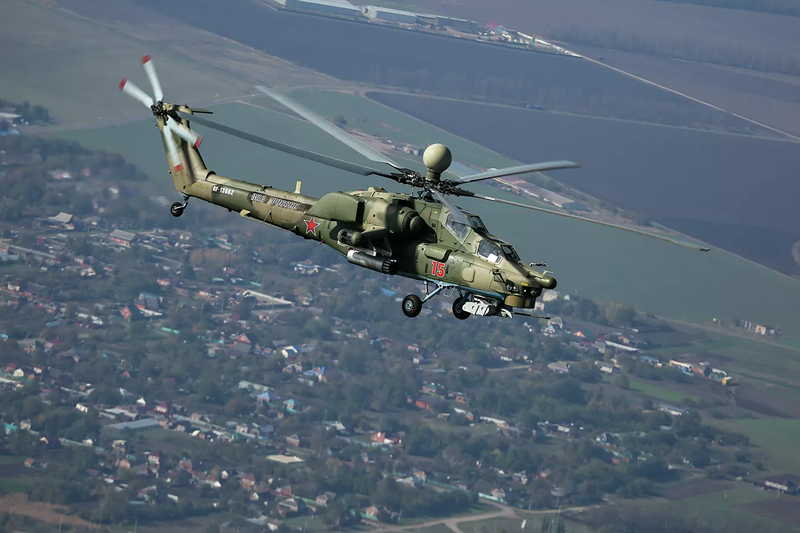 Trực thăng vũ trang Mi-28NM được trang bị tên lửa không đối đất mới "305" (Ảnh: Sputnik).