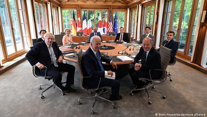 Các nhà lãnh đạo G7 và EU khai mạc hội nghị thượng đỉnh tại Đức hôm 26/6 (Ảnh: Deutsche Welle).