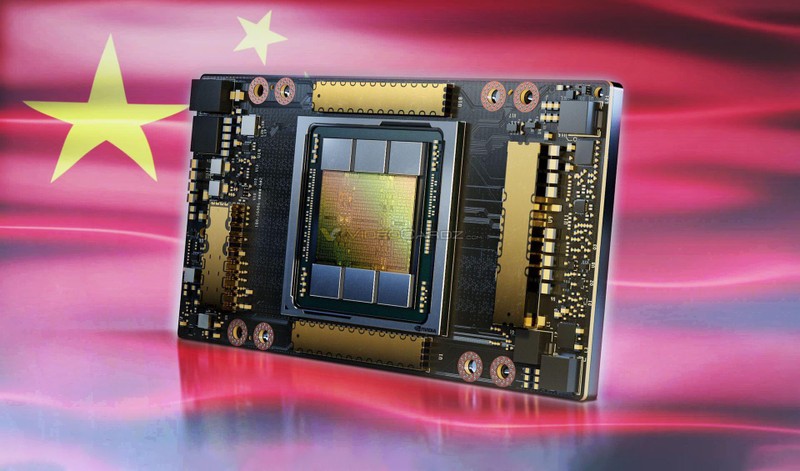 Né tránh lệnh cấm chip của chính phủ Mỹ, Nvidia đã làm riêng loại chip chậm bán cho Trung Quốc (Ảnh: techarp).