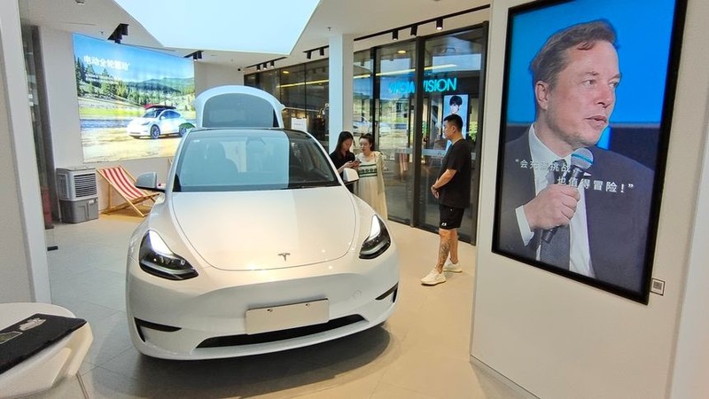 Tesla hiện vẫn dẫn đầu thị trường EV toàn cầu (Ảnh: WSJ).