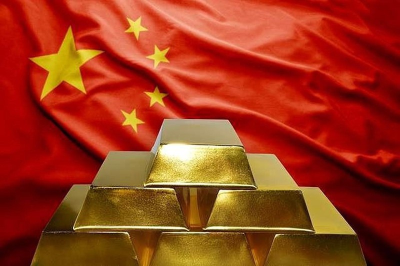 Việc mua vào nhiều vàng dự trữ đã giúp dự trữ ngoại hối của Trung Quốc đạt mức kỉ lục trong hai năm qua (Ảnh: Sohu) 