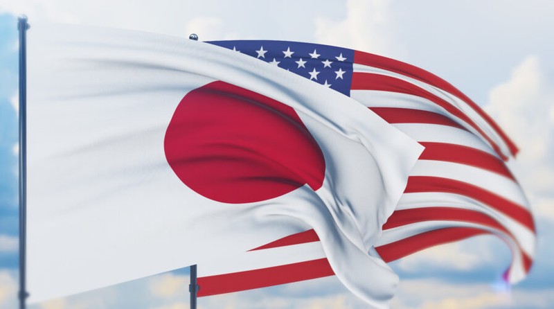 Quan hệ Nhật Mỹ. Ảnh minh họa Tech Wire Asia.