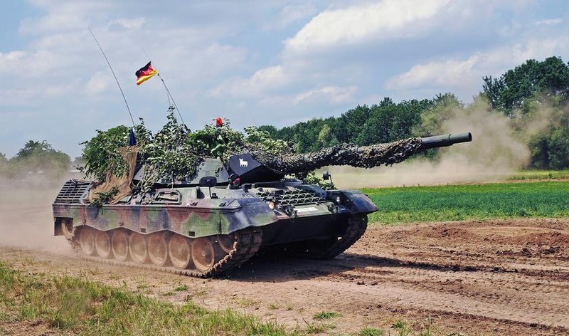 Xe tăng Leopard 1A5 của Đức. Ảnh Military Ukraine