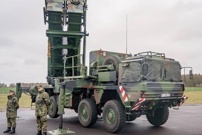 Hệ thống phòng không Patriot MIM-104 do Đức cung cấp. Ảnh Kyiv Post.