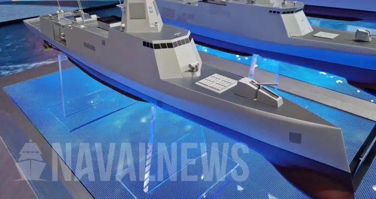 Khu trục hạm KDDX-S. Thiết kế KDDX cũ của DSME bên trong. Ảnh Naval News