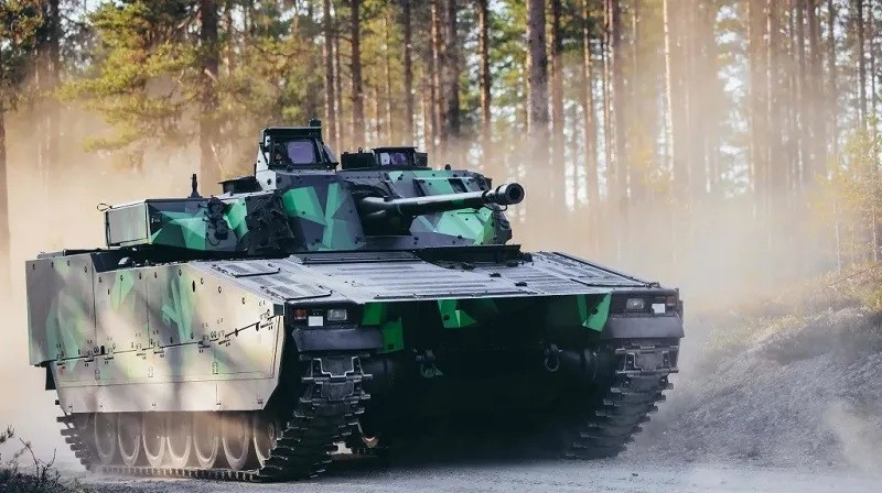 Xe chiến đấu bộ binh CV-90 của Thụy Điển. Ảnh Military Leak