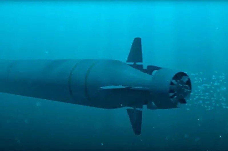 Ngư lôi hạt nhân chiến lược Poseidon của Nga. Ảnh minh họa RG