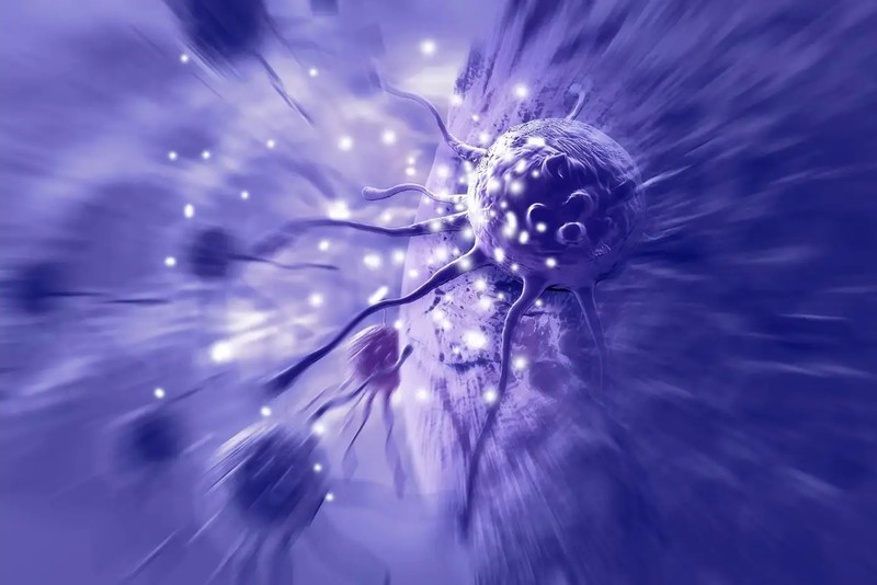 Vật liệu tổng hợp mới có thể trở thành phương pháp điều trị ung thư mới. Ảnh SciTech Daily