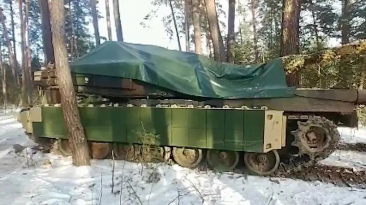 Xe tăng Abrams của quân đội Ukraine. Ảnh Military Watch