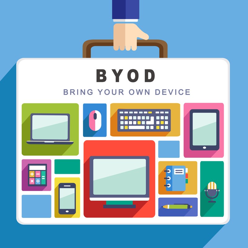 BYOD là xu hướng phổ biến hiện nay trên thế giới. Nguồn: ShutterStock
