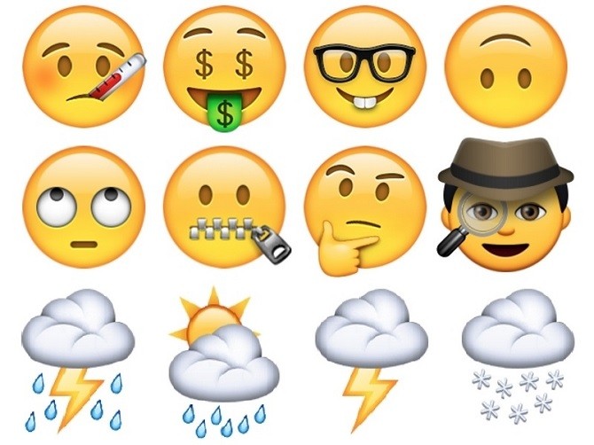 Một số biểu tượng cảm xúc mới (emoji) của Android 