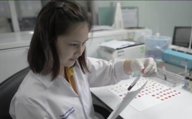 Phần mềm giúp các nhân viên bệnh viện quản lý tốt hơn nguồn máu, tránh rủi ro trong quá trình sử dụng. Ảnh tư liệu Bệnh viện Saraburi