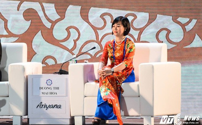  Bà Dương Thị Mai Hoa tại Hội nghị thượng đỉnh Kinh doanh APEC. (Ảnh: Tùng Đinh)