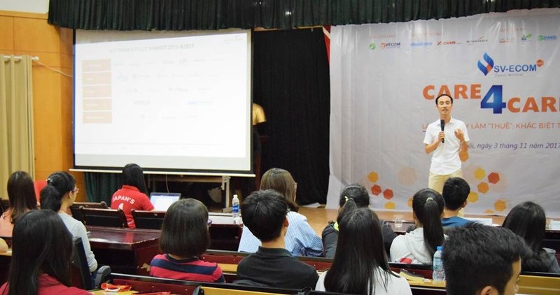 Buổi tọa đàm thu hút gần 200 sinh viên đến từ trường Đại học Ngoại thương Hà Nội