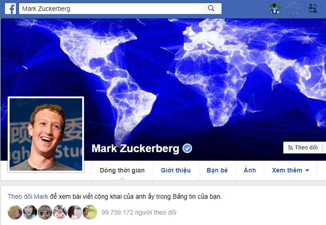 Nếu muốn, người dùng đã có thể chặn tài khoản Facebook của Mark Zuckerberg.