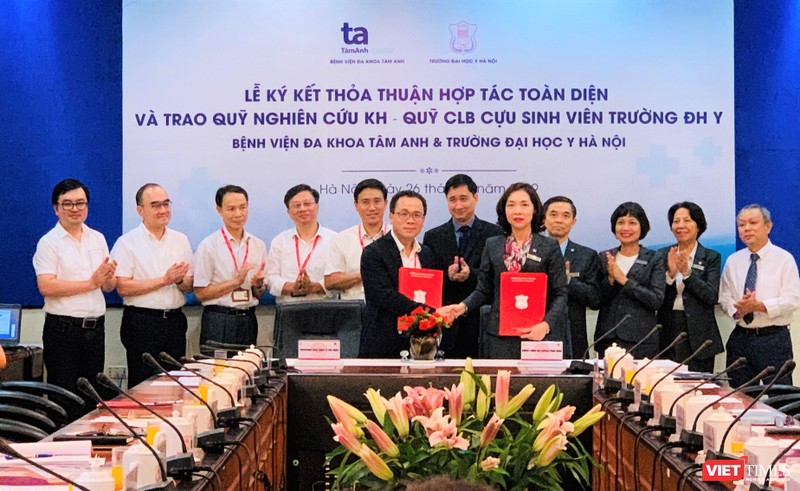 Lễ ký kết hợp tác toàn diện giữa Trường Đại học Y Hà Nội và Bệnh viện đa khoa Tâm Anh 