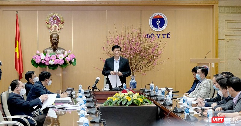 Bộ trưởng Bộ Y tế Nguyễn Thanh Long chủ trì cuộc họp
