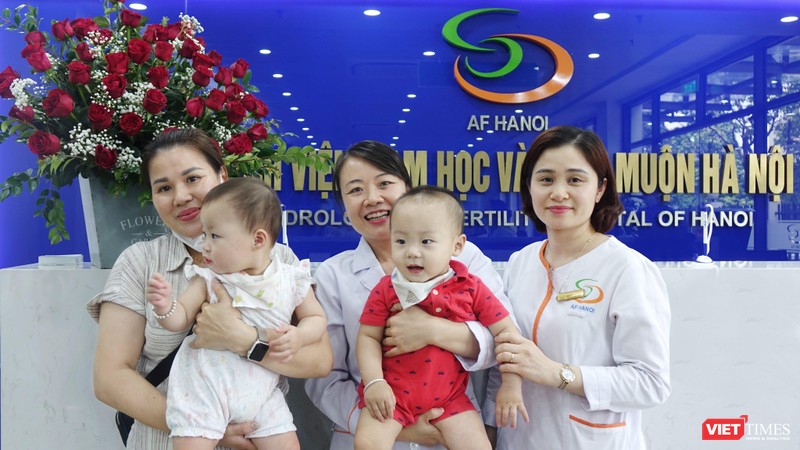 Những em bé chào đời từ các phương pháp hỗ trợ sinh sản tại Bệnh viện Nam học và Hiếm muộn Hà Nội