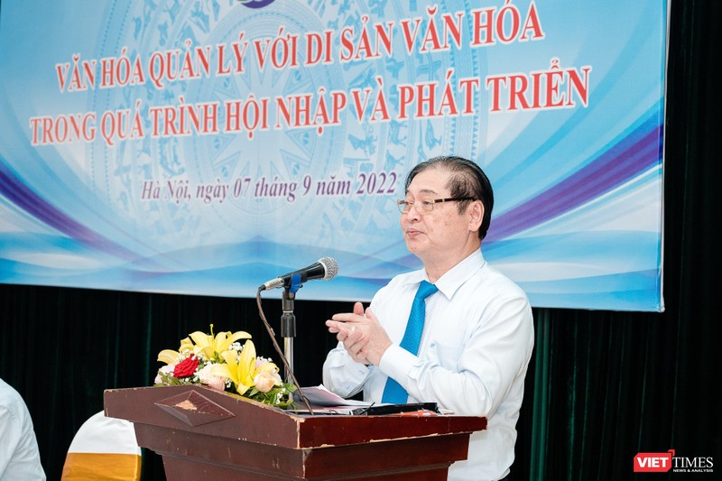 TS Phan Xuân Dũng phát biểu tại Hội thảo. Ảnh Anh Tuấn