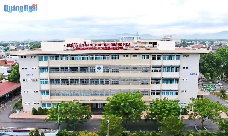 Bệnh viện Sản Nhi Quảng Ngãi (ảnh Báo Quảng Ngãi)