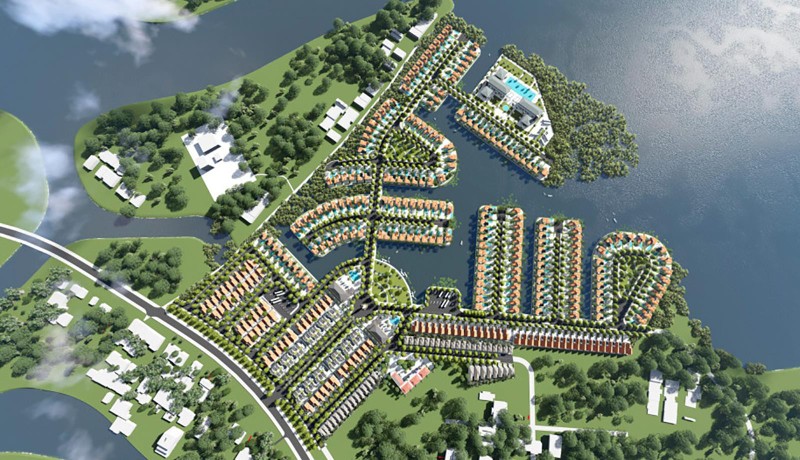 Dự án Khu đô thị Cồn Tiến (Hội An, Quảng Nam) do Công ty CP Đạt Phương làm chủ đầu tư (ảnh datphuong.com)