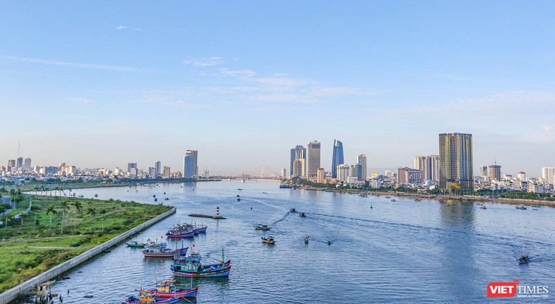 Một góc TP Đà Nẵng nhìn từ sông Hàn