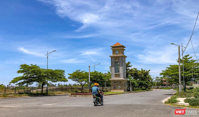 Một góc dự án Khu đô thị Phú Mỹ An (quận Ngũ Hành Sơn, TP Đà Nẵng) được gắn tên "chủ mới".