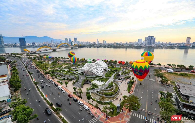 Một góc lễ hội khinh khí cầu Đà Nẵng 