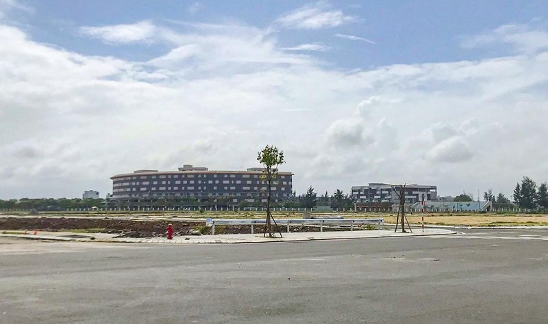 Một góc Khu đô thị công nghệ FPT tại phường Hòa Hải, quận Ngũ Hành Sơn TP Đà Nẵng (ảnh VH) 