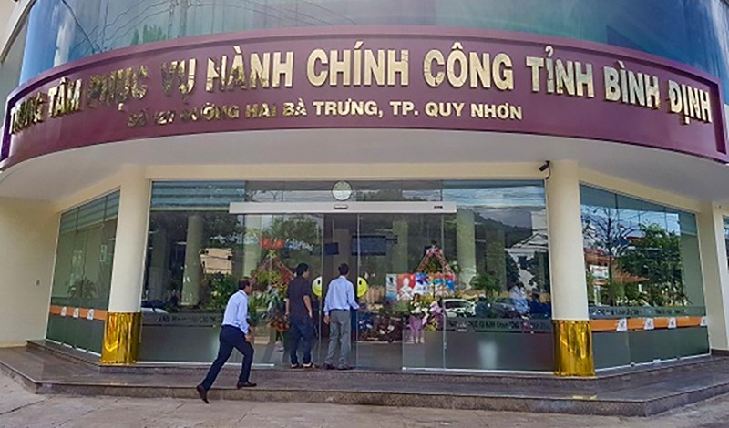 Trung tâm phục vụ hành chính công tỉnh Bình Định (ảnh binhdinh.gov.vn)