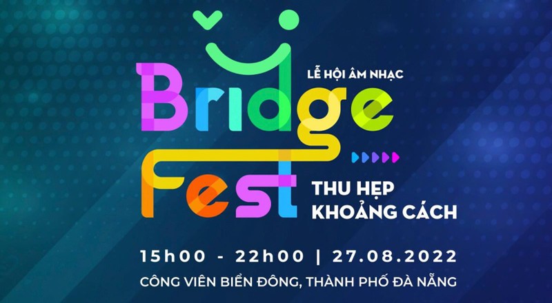 BridgeFest 2022 là Lễ hội âm nhạc và Kết nối cộng đồng lần thứ 6, dự kiến diễn ra tại Công viên Biển Đông (Đà Nẵng) từ 15h-22h ngày 27/8.(Ảnh vn.usembassy.gov/)