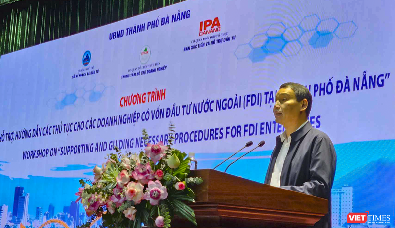 Ông Hồ Kỳ Minh – Phó Chủ tịch thường trực UBND TP Đà Nẵng phát biểu tại chương trình