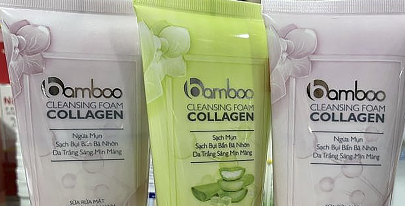 Sản phẩm Banboo Cleansing Foam Collagen-Tuýp 150ml do Công ty TNHH dược mỹ phẩm Nhật Hàn sản xuất đang bày bán trên thị trường