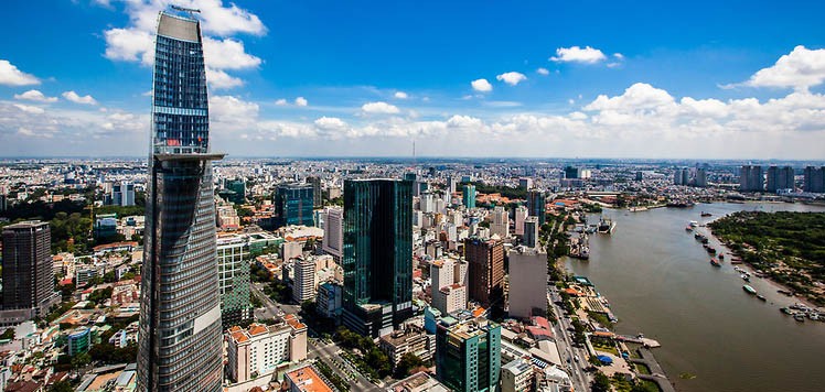 Một góc thành phố Hồ Chí Minh hiện đại