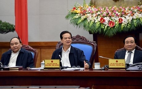 Thủ tướng Nguyễn Tấn Dũng chủ trì phiên họp Chính phủ 