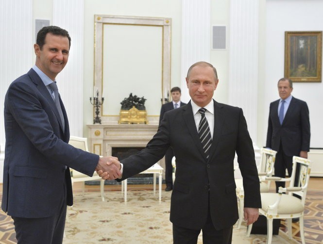 Assad bay sang Nga cảm ơn Putin về chiến dịch quân sự