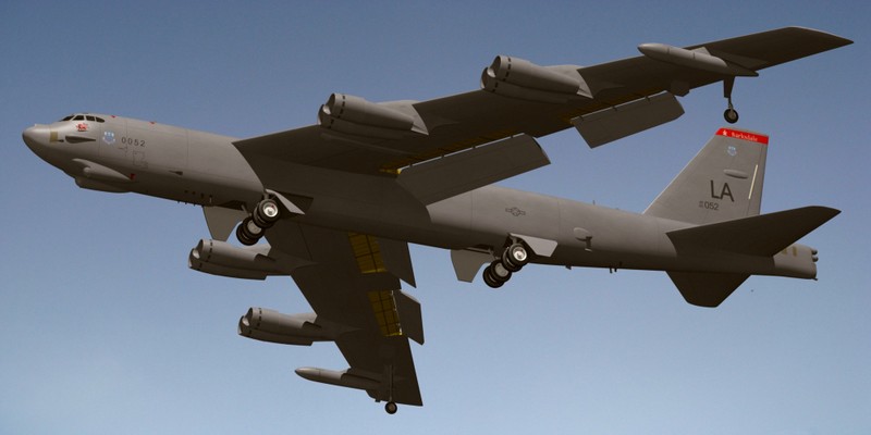 Một chiếc "pháo đài bay" B-52 của quân đội Mỹ 